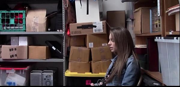  Cute Teen Kimmy Granger Caught Shoplifting By Acting Pregnant Fucked By Security Officer In Exchange For No Cops